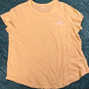 Old Navy XL Yellow Tshirt
